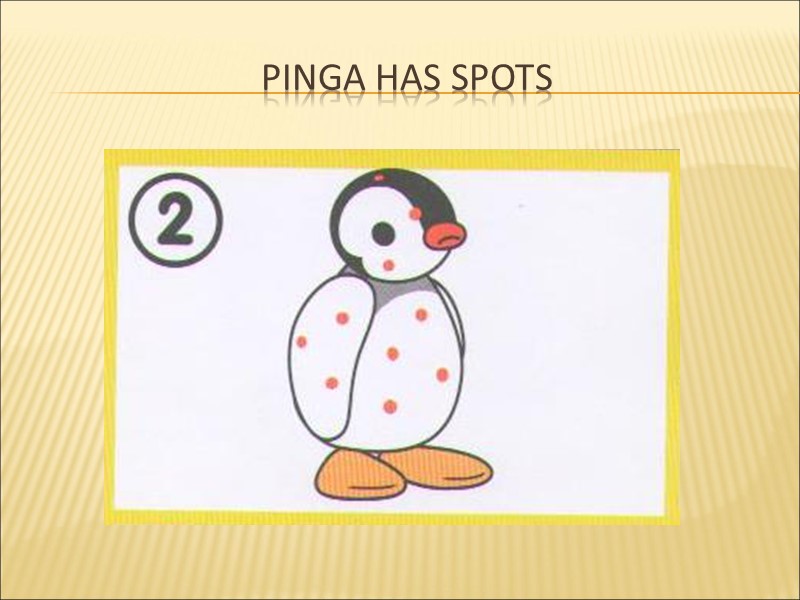 Pinga has spots